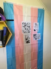 johnin 90x150cm LGBT trans transgender pride Flag