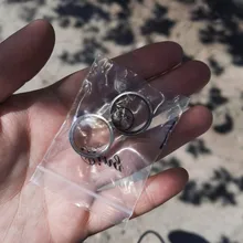 Anillo de acero inoxidable con letras, de Color plateado diseño romántico, corazón, boda, pareja, regalo de San Valentín, 2020