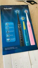 Fairywill-cepillo de dientes eléctrico sónico para adulto, FW-507 recargable por USB, resistente al agua, 8 cabezales de repuesto