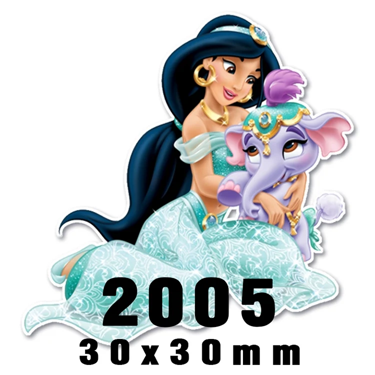 HSDCraft 30 шт. плоское украшение из смолы лента принцесса мультфильм персонаж смолы - Цвет: 2005