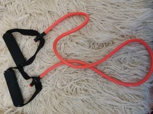 Bandas de resistencia de 5 niveles con asas, cuerda elástica para Yoga, ejercicio físico, banda con tubos para entrenamiento de fuerza en casa