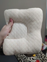 Almohada adaptable a la forma de bebés para recién nacidos, cojín de protección del cuello para niños pequeños, previene la cabeza plana, nido de sueño, almohada antirollo