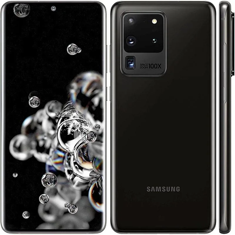Восстановленный разблокированный сотовый телефон Samsung Galaxy S20 Ultra LTE G988U1 12 Гб ОЗУ 128