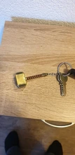 LLavero de Metal con forma de martillo de Thor para hombre y mujer, accesorios para seguidores de películas, 2021