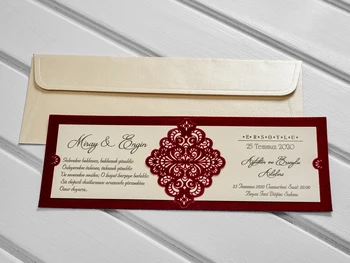 

Laser Cut Luxury Wedding Invitations Cards Elegant Wedding Bridal Shower Gift Greeting Card Kits kod:10435
