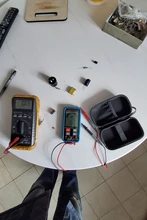 GVDA-multímetro Digital inteligente, probador de voltaje de 600V, Ture RMS AC DC NCV, Ohm, capacitancia Hz