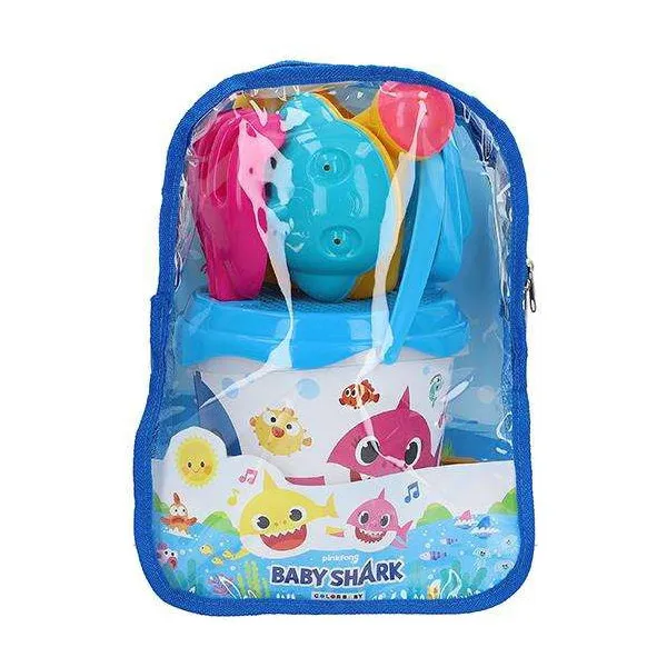 Beach toys set Backpack Baby Shark (18 cm) | Спорт и развлечения