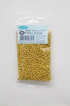 

331-39001-10/0-18586 metallic beads matte 10/0, circle. OTV., 500gr Preciosa