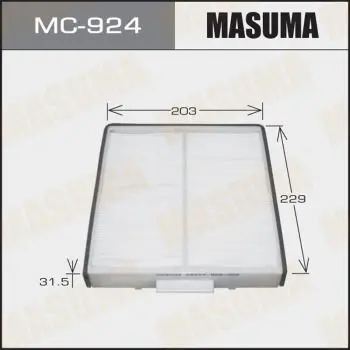 Фильтр салона MASUMA MC-924