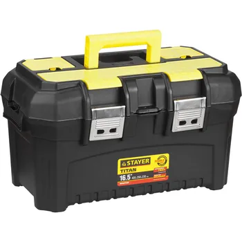 

Tool Box TITAN 16 STAYER 410x230x200mm (16 "), plastic 38016-16