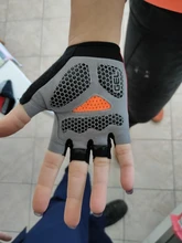 Guantes antideslizantes para ciclismo de montaña o carretera, para acampar, senderismo, gimnasio, Fitness, bicicleta, medio dedo, para hombre