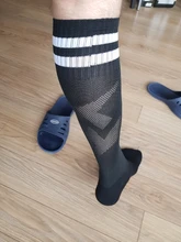 Calcetines de fútbol para adultos y niños, resistentes al desgaste, hasta la rodilla, 13 colores