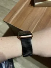 Correa de malla de acero inoxidable para Apple Watch 6 SE, correa de color de 44/42mm para iWatch Series 4 5 6 42mm 38mm