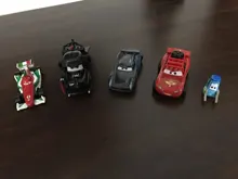 Disney Pixar-Juguetes de los personajes de Cars para niños, coches de juguetes de Cars 2 3, Lightning McQueen, Mater Jackson, Storm Ramirez, 1:55, vehículo fundido a presión, juguete de metal de aleación para chicos