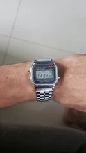Reloj Digital electrónico para hombre y mujer, pulsera de hora con pantalla LED, diseño militar y Oro Retro