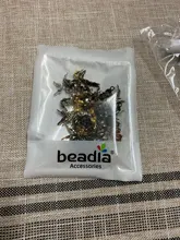 Lote de conectores de cadena de bolas Calotte de 4x7mm, componentes de conectores para joyería DIY, 100 unids/lote