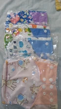 [Simfamily] 4 unids/set pañal de tela lavable cubierta de pañal ajustable reutilizable de tela pañales disponibles 0-3years 3-15kg bebé