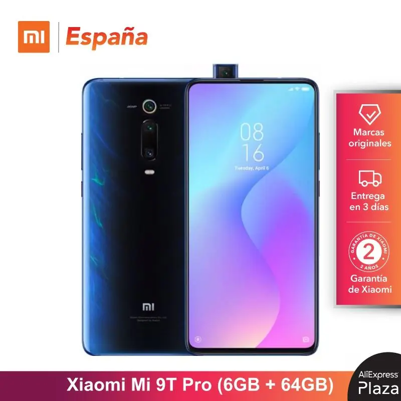  [Global Version for Spain] Xiaomi Mi 9T Pro (Memoria interna de 64GB RAM de 6GB Triple cámara trase