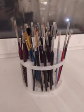 Soporte portátil para pincel de pintura, suministros de pintura para escritorio de estudiante, organizador, 49 agujeros, nuevo