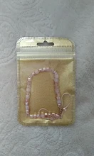 Pulsera con cuentas de cristal para mujer, longitud ajustable, 1 Uds., joyería hecha a mano