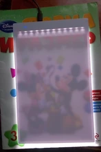 Tablero de copia de dibujo Led regulable de 3 niveles para bebés, juguetes educativos de tamaño de pintura A5, creatividad para niños