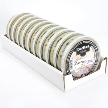 

IBERITOS-turkey soup cream trays 10x140g-soup cream cans Turkey spreadable cans 140G