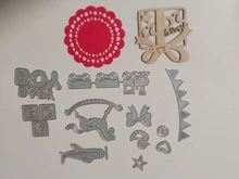 Cutting-Dies Craft Diy Scrapbooking Creative-Decoration Handmade Metal Horse QITAI BABY