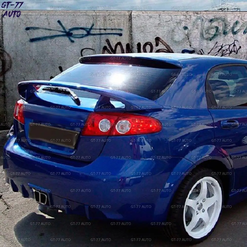 Спойлер на крышку багажника для Chevrolet Lacetti HB 2002-2013 высокий внешний материал ABS пластик Стайлинг тюнинг коврик