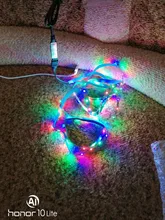 Strip-Light Tv-Background-Lighting Key-Control Desk-Screen Usb-Cable Flexible-Lamp LED