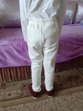 Mallas cálidas y gruesas para niña, pantalones de algodón con cintura elástica, pantalones ceñidos de niña