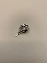 Pulsera de aleación chapada en plata para hombre y mujer, accesorios de cuentas, abalorio artesanal, fabricación de cuenta de joyería, regalos de marca, 1 + 1