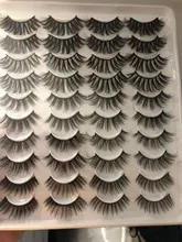 SEXYSHEEP-pestañas postizas 3D naturales, Kit de maquillaje, extensión de pestañas de visón, 8/20 pares, 15-20mm, venta al por mayor