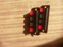 Terminal de conector de posiciones de plástico, 2 uds., conector Push-In, muelle de carga, terminales de altavoz de Audio, Clips para Breadboard