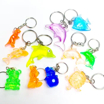 

FREE SHIP 8pc Assorted design animal Key chain Pinata Bag Filler Loot Gag Vending Novelty Birthday Party Favor Favour Prize Gift
