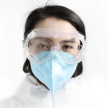 

Safety Protective Goggles Transparent Wide Vision Disposable Indirect Vent Prevent Infection Eye Mask Anti-Fog Splash Goggles