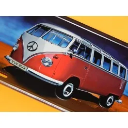 

Poster plate VOLKSWAGEN CAMPER Vintage decoration plate for room wall, lounge, bar, garage