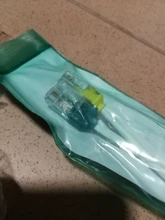 Divisor POE 2 en 1, conector de cableado de red, cabezal de conector RJ45 de tres vías para instalación de cámara de seguridad