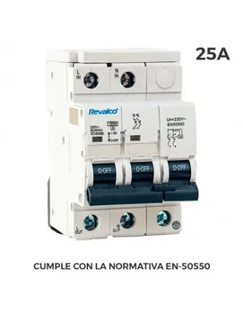 

Iga 2p 25a c 10ka prot. Overvoltage permanent according to legislation in-50550 and transitional 5-15ka 275v