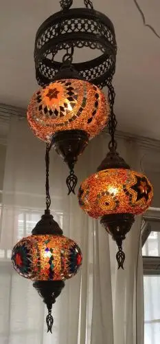 

Expoze Authentic Ottoman Decorative Mosaic 3-Set Lamp (no:3)