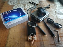 MinderRC-Mini soldador por puntos de 9 engranajes, máquina de soldadura por puntos, con bolígrafo de soldadura Extra de una sola mano, placa de níquel, batería 18650