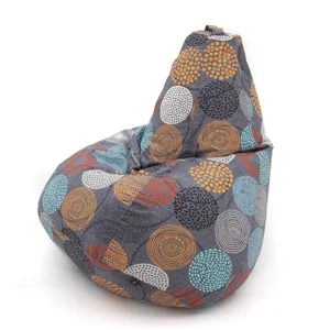 Armchair bag pear Oxford water repellent waterproof rainproof large soft frameless pouf ottoman for Home Cottage