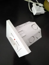 Eu-Power-Socket-Socket Wall-Socket Pc-Panel Usb-Charging-Port Russia SRAN White 