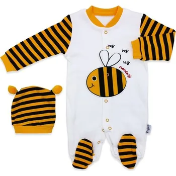 

Necixs Casual Bee Style Baby Unisex Cotton Baby Rompers for Newborn, 3 and 6 Months
