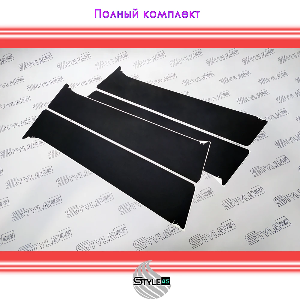 Decals Renault Наклейки на стойки дверей автомобиля Renault Logan 2 ...