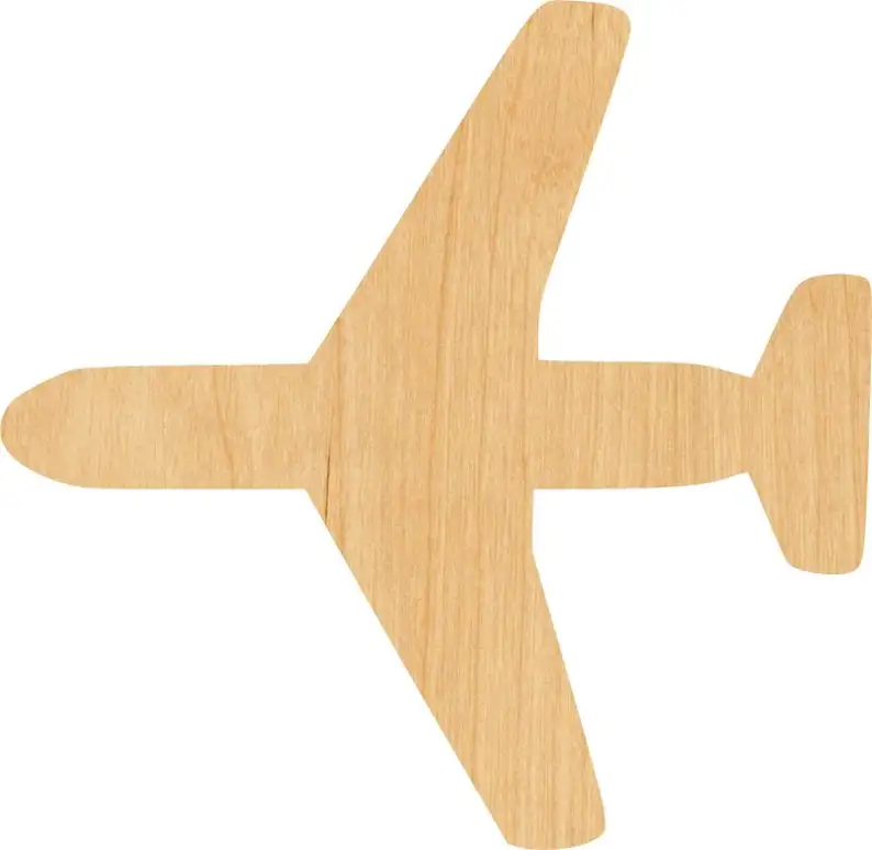 Jet 1 деревянный лазер вырезанная форма-отлично подходит для крафта-Hobbyist-D.I.Y. Проекты