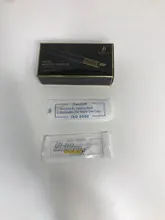 Agujas de Microblading de 20 piezas mm, aguja de tatuaje duro de 12/14CF/18U para máquina de bordado 3D permanente, maquillaje de cejas, Nano cuchillas, 0,2mm