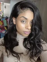 Vallbest-extensiones de cabello humano Remy ondulado mechones de pelo Natural brasileño negro, 1/3/4 unids/lote, 100%