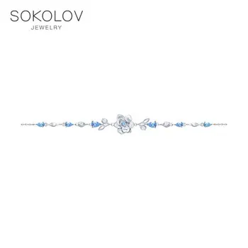 

SOKOLOV bracelet with cubic silver fashion jewelry 925 women's/men's, male/female, women's male