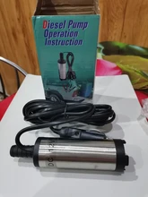 Bomba sumergible eléctrica de 12L/min 38/51MM CC para bombeo de agua de aceite diésel, bomba de transferencia de combustible, bomba de succión de aceite, 12 24 V