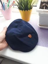 De moda de bebé guapo ropa de algodón gorro niño boina elástico niños sombrero bebé accesorios para 1-2 años 3 colores